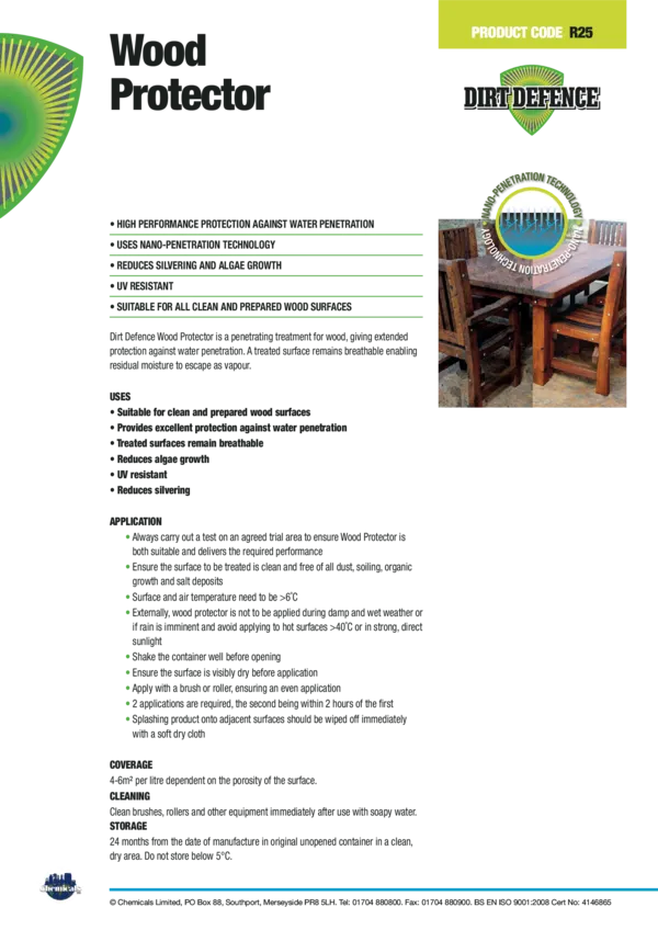 Wood + Cladding Protector Datasheet PDF 